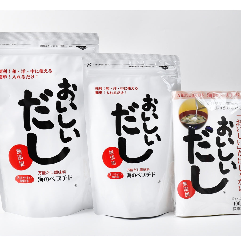 おいしいだし500g× 3袋 お得セット(10%OFF) 個包装お出汁ギフト付き