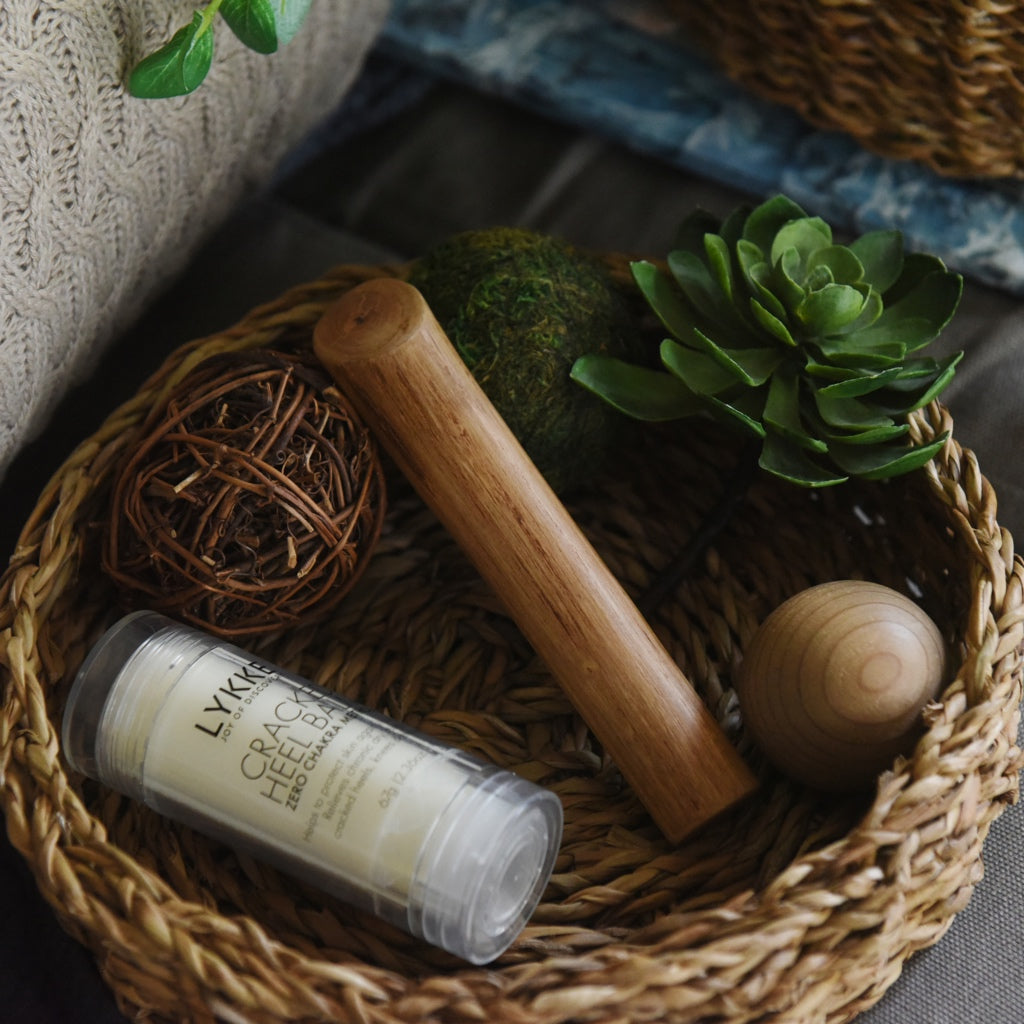 足の乾燥対策レスキューケアセット(かかとソックス1➕ロミスティック1➕バーム大1)