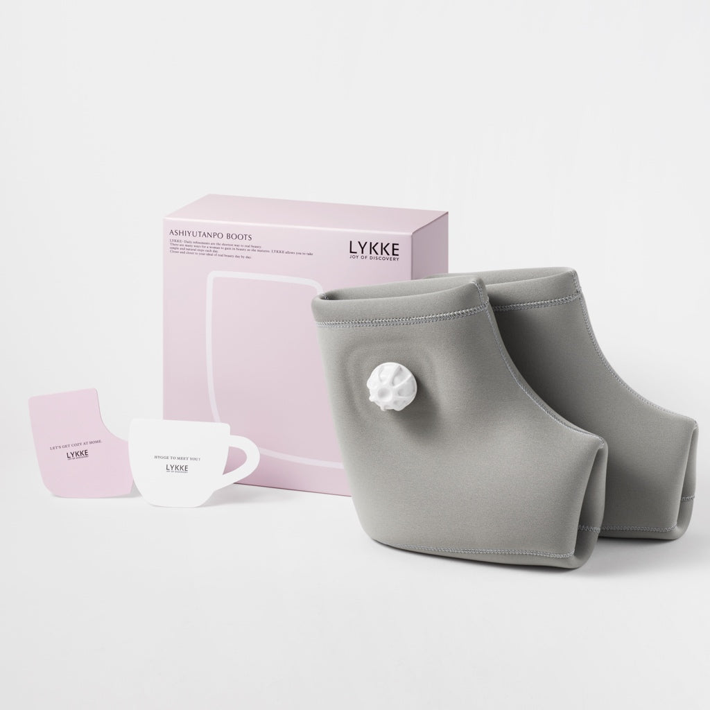 【数量限定】今年の私を整える！LYKKEプレミアム養生ケアセット｜足湯たんぽブーツ（ゆるねむアイピローギフト付き）