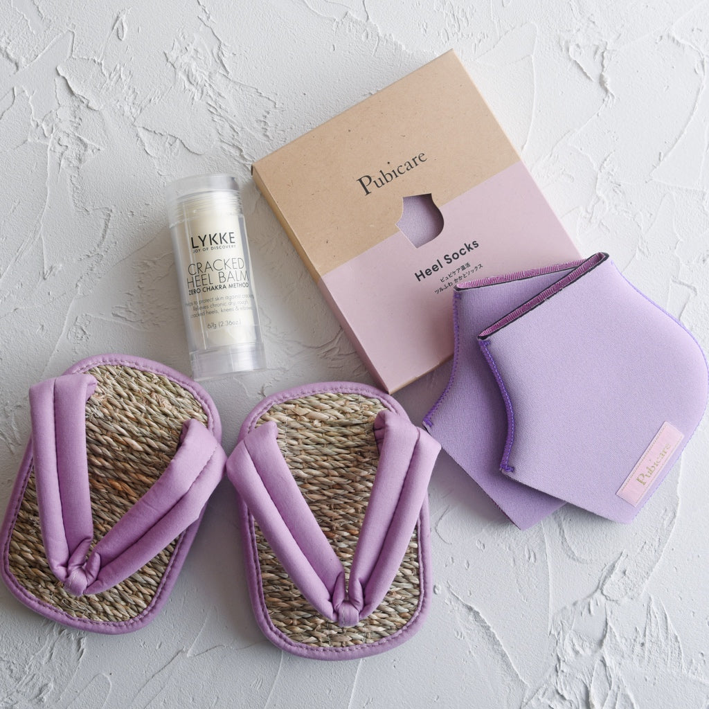 かかとソックス（PUBICARE)&バームサンダルセット