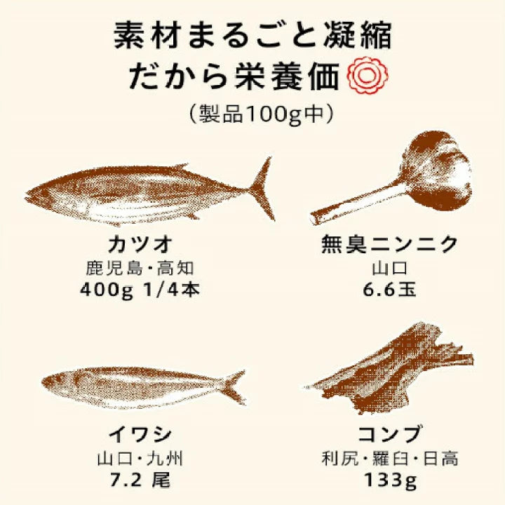 カラダをつくる出汁(味覚も整う万能お出汁）